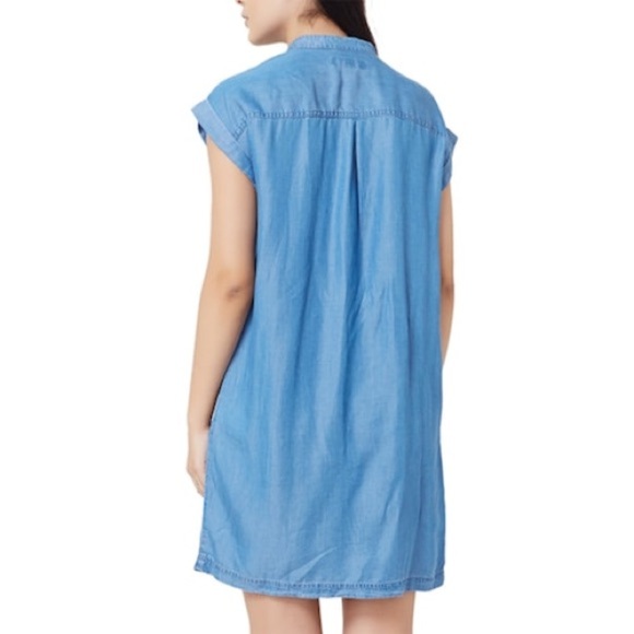 MICHAEL KORS Chain detail chambray dress ⛓️ medium ⛓️ - Picture 4 of 11